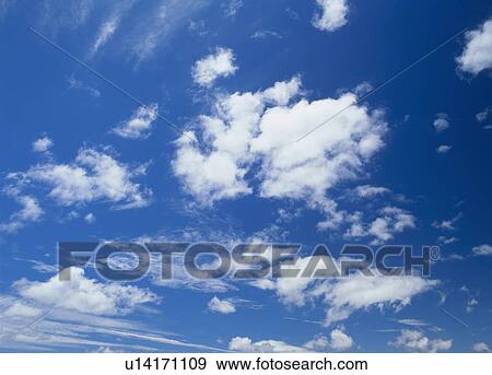 Stock Photo - "Cloudscape, Hokkaido, Japan". Fotosearch