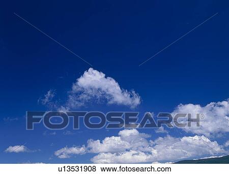 Stock Photo - "Cloudscape, Yamanashi, Japan". Fotosearch