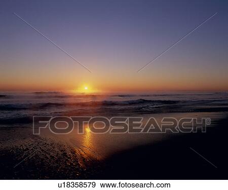 Stock Photo - "Morning Glow, Ibaraki, Japan". Fotosearch