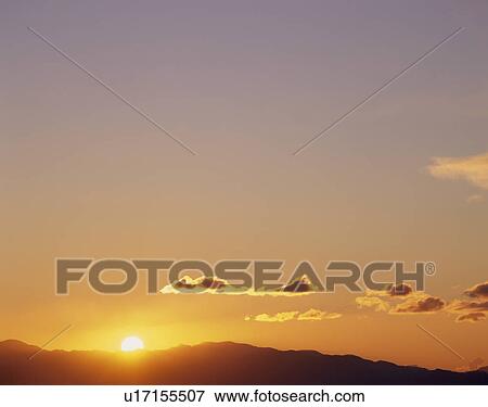 Stock Photo - "Morning Sun, Nagano, Japan". Fotosearch