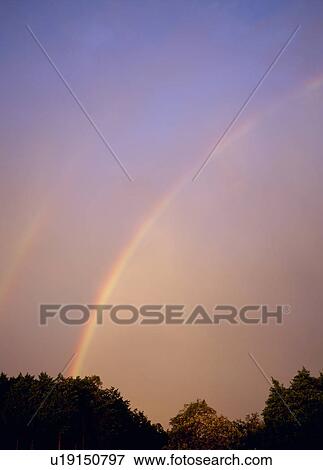"Rainbow In Evening Glow, Shizuoka, Japan" View Large Photo Image Stock Photo - "Rainbow In Evening Glow, Shizuoka, Japan". Fotosearch