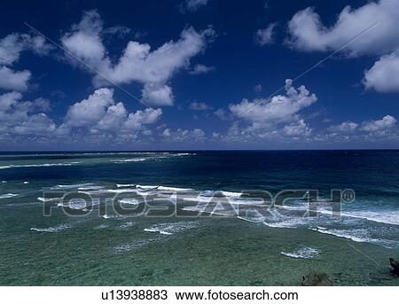 Stock Image - "Seascape, Okinawa, Japan". Fotosearch