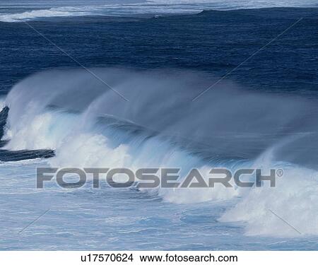 Picture - "Surf Of Ocean, Okinawa, Japan". Fotosearch