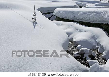 "Snowscape Of River, Nagano, Japan" View Large Photo Image Stock Photo - "Snowscape Of River, Nagano, Japan". Fotosearch