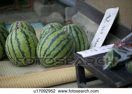 "Watermelon, Nagano, Japan" View Large Photo Image Stock Image - "Watermelon, Nagano, Japan". Fotosearch