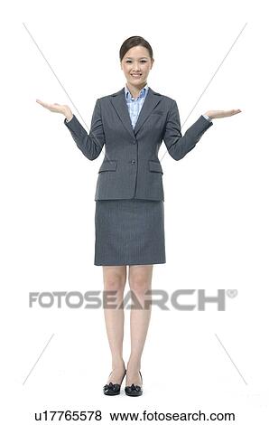 Businesswoman showing OK sign View Large Photo Image Stock Photo - Businesswoman showing OK sign. Fotosearch