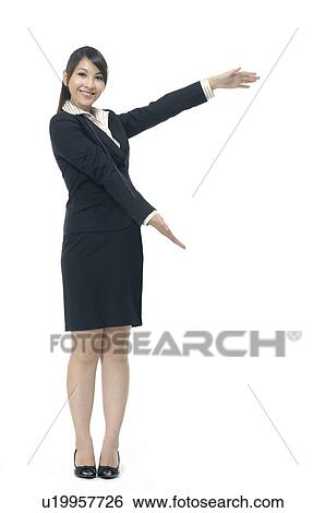 Portrait of a businesswoman gesturing View Large Photo Image Stock Photograph - Portrait of a businesswoman gesturing. Fotosearch