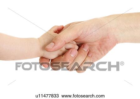 Close-up of human hand holding a baby's hand View Large Photo Image Stock Image - Close-up of human hand holding a baby's hand. Fotosearch