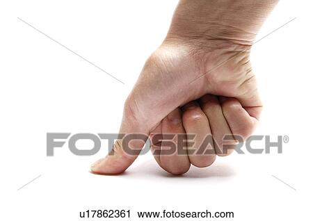 Close-up of human thumb pressing View Large Photo Image Stock Image - Close-up of human thumb pressing. Fotosearch