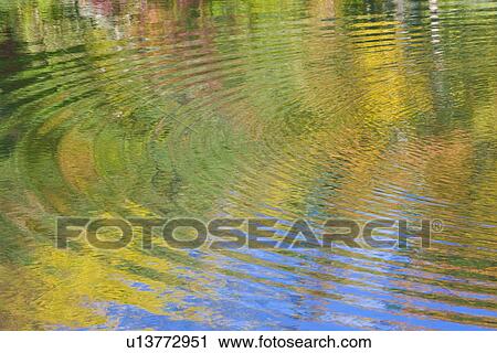 Stock Image - Ripple in Pond. Fotosearch