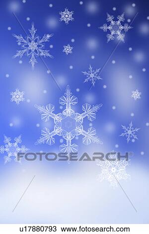 Stock Image - Snowflake. Fotosearch