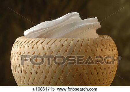 Plaited baskets with cosmetics View Large Photo Image Stock Photography - Plaited baskets with cosmetics. Fotosearch