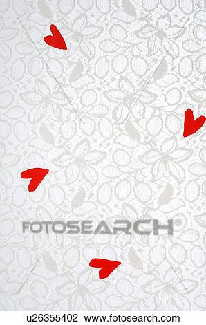 Flowery pattern with four red hearts View Large Photo Image Stock Image - Flowery pattern with four red hearts. Fotosearch
