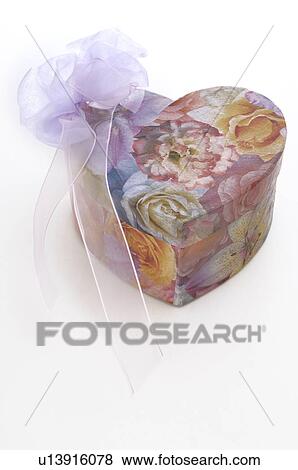 Stock Photo - Heartshape gift box. Fotosearch