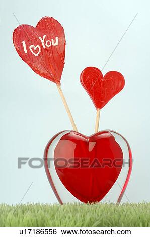 Heartshape lollipop View Large Photo Image Stock Photograph - Heartshape lollipop. Fotosearch