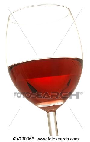 Stock Photograph - A glass of red wine. Fotosearch