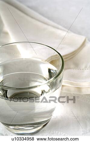 Glass of water View Large Photo Image Stock Photo - Glass of water. Fotosearch