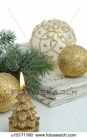 Stock Image - Christmas tree balls. Fotosearch