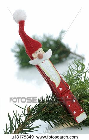 Santa Claus clothes peg View Large Photo Image Stock Photo - Santa Claus clothes peg. Fotosearch