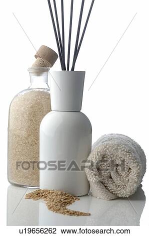 Bath salt and towel View Large Photo Image Stock Image - Bath salt and towel. Fotosearch