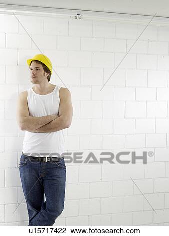 Construction worker View Large Photo Image Stock Image - Construction worker. Fotosearch