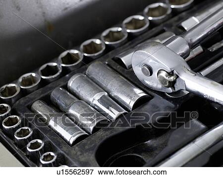 Stock Photo - Socket driver set. Fotosearch