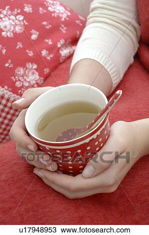 Stock Image - red cup. Fotosearch