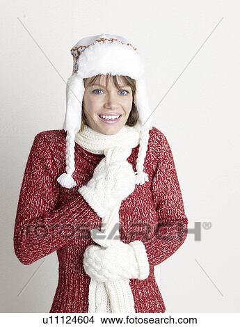 young woman in wintertime View Large Photo Image Picture - young woman in wintertime. Fotosearch