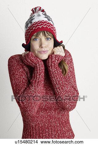 young woman in wintertime View Large Photo Image Picture - young woman in wintertime. Fotosearch