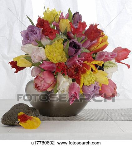 Stock Image - tulip bouquet. Fotosearch
