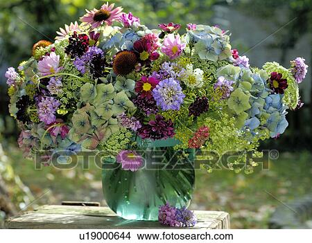 Picture - bouquet of summer flowers. Fotosearch