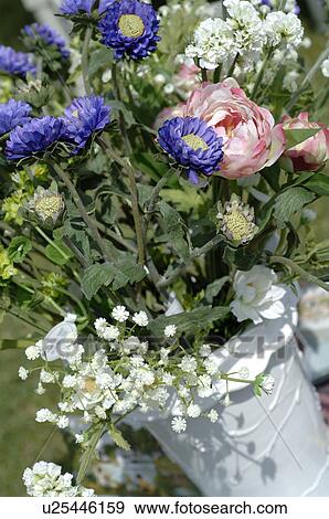 Summerly bunch with blue chrysanthemum View Large Photo Image Stock Photo - Summerly bunch with blue chrysanthemum. Fotosearch