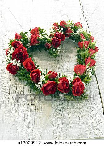 Flowers in heart form View Large Photo Image Stock Image - Flowers in heart form. Fotosearch