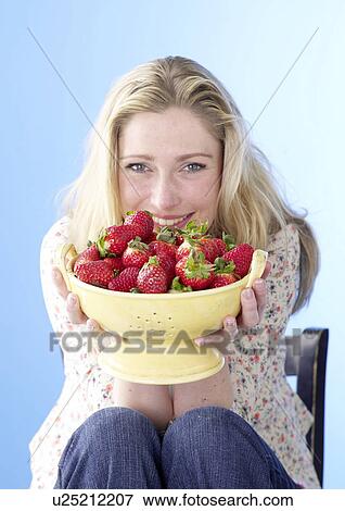 Stock Photo - Red fruits. Fotosearch