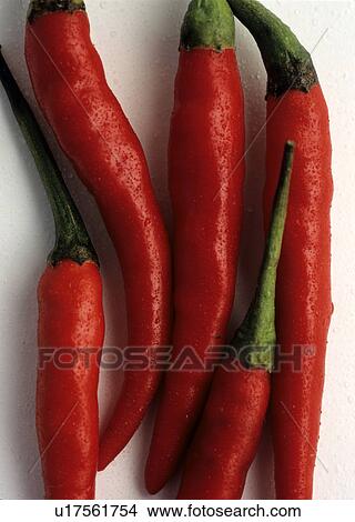 Red peperonies View Large Photo Image Picture - Red peperonies. Fotosearch