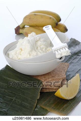 Banana-curd pack View Large Photo Image Stock Photograph - Banana-curd pack. Fotosearch