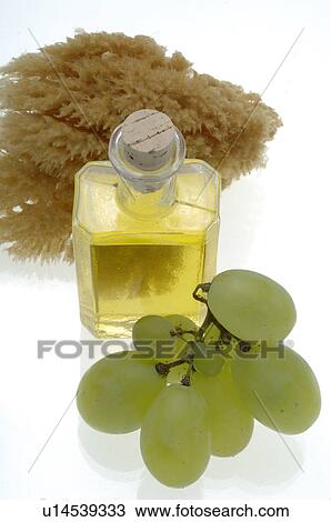 Stock Image - Grape oils. Fotosearch