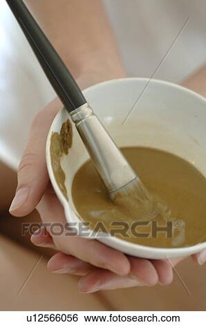 Stock Image - Healing earth mask. Fotosearch - Search Stock Photography, Poster Photos, Pictures, and Photo Clip Art