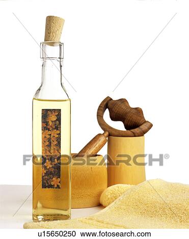 Stock Image - St John's wort oil. Fotosearch
