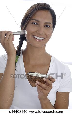 Woman with coconut mask View Large Photo Image Stock Image - Woman with coconut mask. Fotosearch