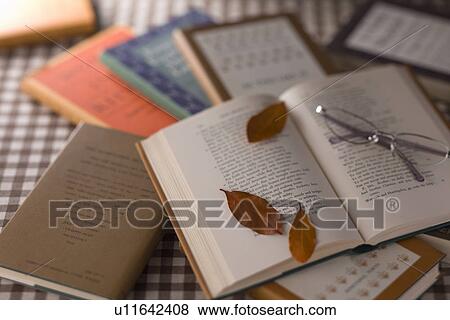 Stock Photo - Book and Eyeglasses. Fotosearch