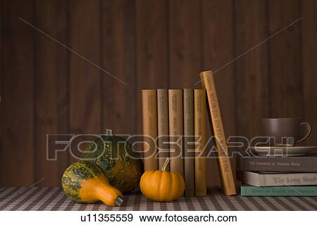 Stock Photo - Book and Squash. Fotosearch