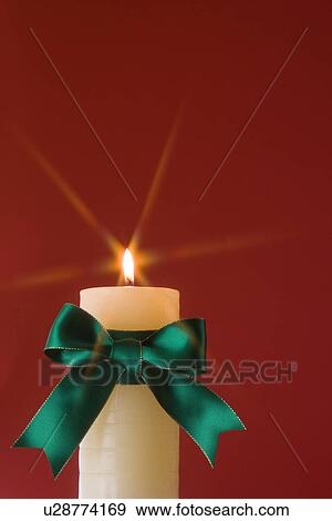 Christmas Candle View Large Photo Image Stock Photo - Christmas Candle. Fotosearch