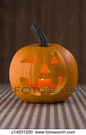 Stock Image - Jack-o'-lantern. Fotosearch