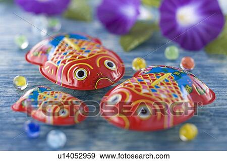 Tin Toy of Goldfish View Large Photo Image Stock Photo - Tin Toy of Goldfish. Fotosearch