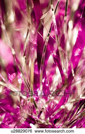 Stock Photograph - Decoration material, Tinsel. Fotosearch