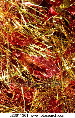 Stock Image - Decoration Tinsel. Fotosearch