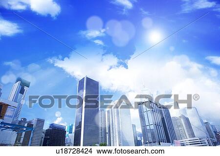 Lohas, Environmental Conservation, Digitally generated image of buildings with blue sky View Large Photo Image Picture - Lohas, Environmental Conservation, Digitally generated image of buildings with blue sky. Fotosearch