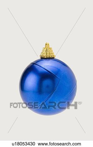 A blue Christmas bauble View Large Photo Image Stock Image - A blue Christmas bauble. Fotosearch