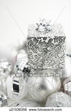Stock Photograph - Gift, Christmas Ornament. Fotosearch